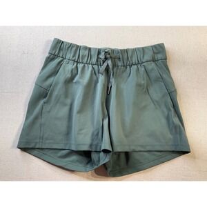 Lululemon Women's Sunsetting running shorts Juniper Green Size 6